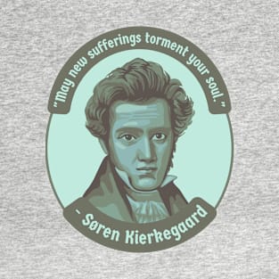 Søren Kierkegaard Portrait and Quote T-Shirt